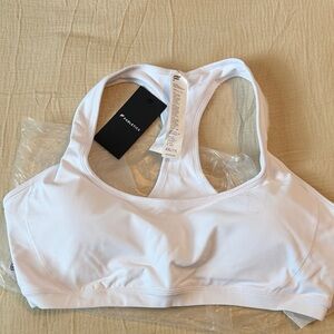 Fabletics Classic White Sports Bra